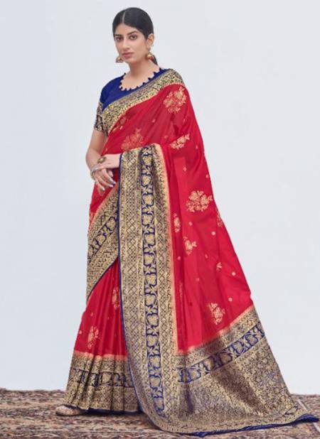 Dark Red Colour Madhushree Silk Vol 4 New latest Designer Ethnic Wear Saree Collection 17005